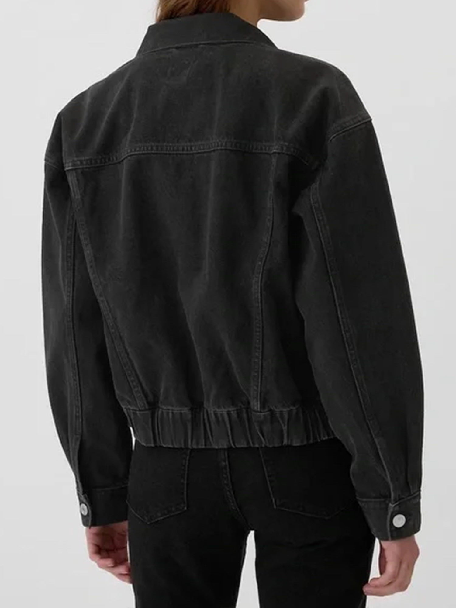 Relaxed Icon Denim Bomber Jacket