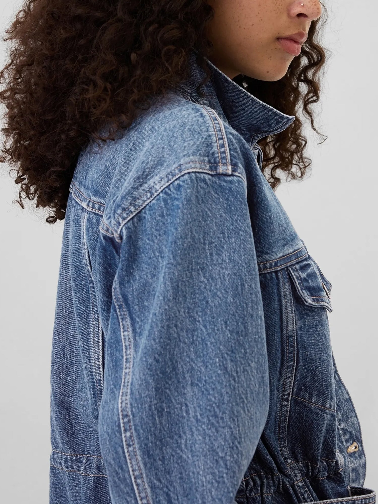 Lily Blue oversized denim