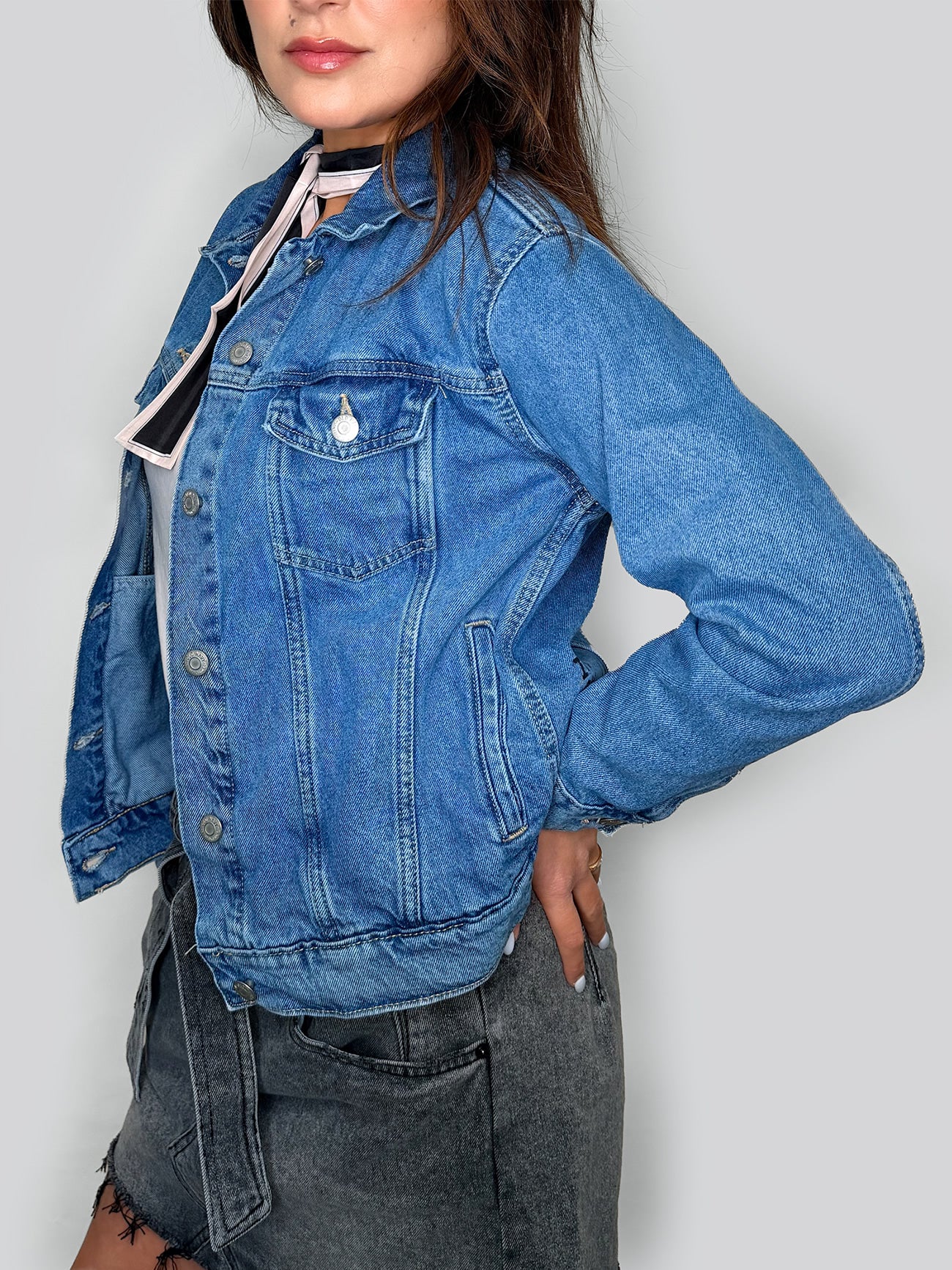 What the Duck - Painted Denim Jacket