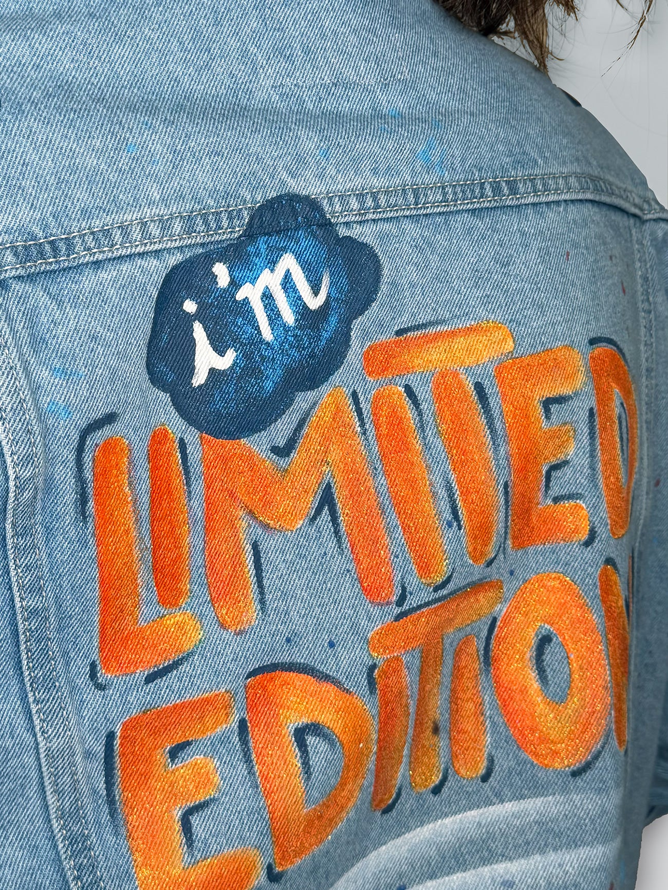Self love - Painted Denim Jacket V2