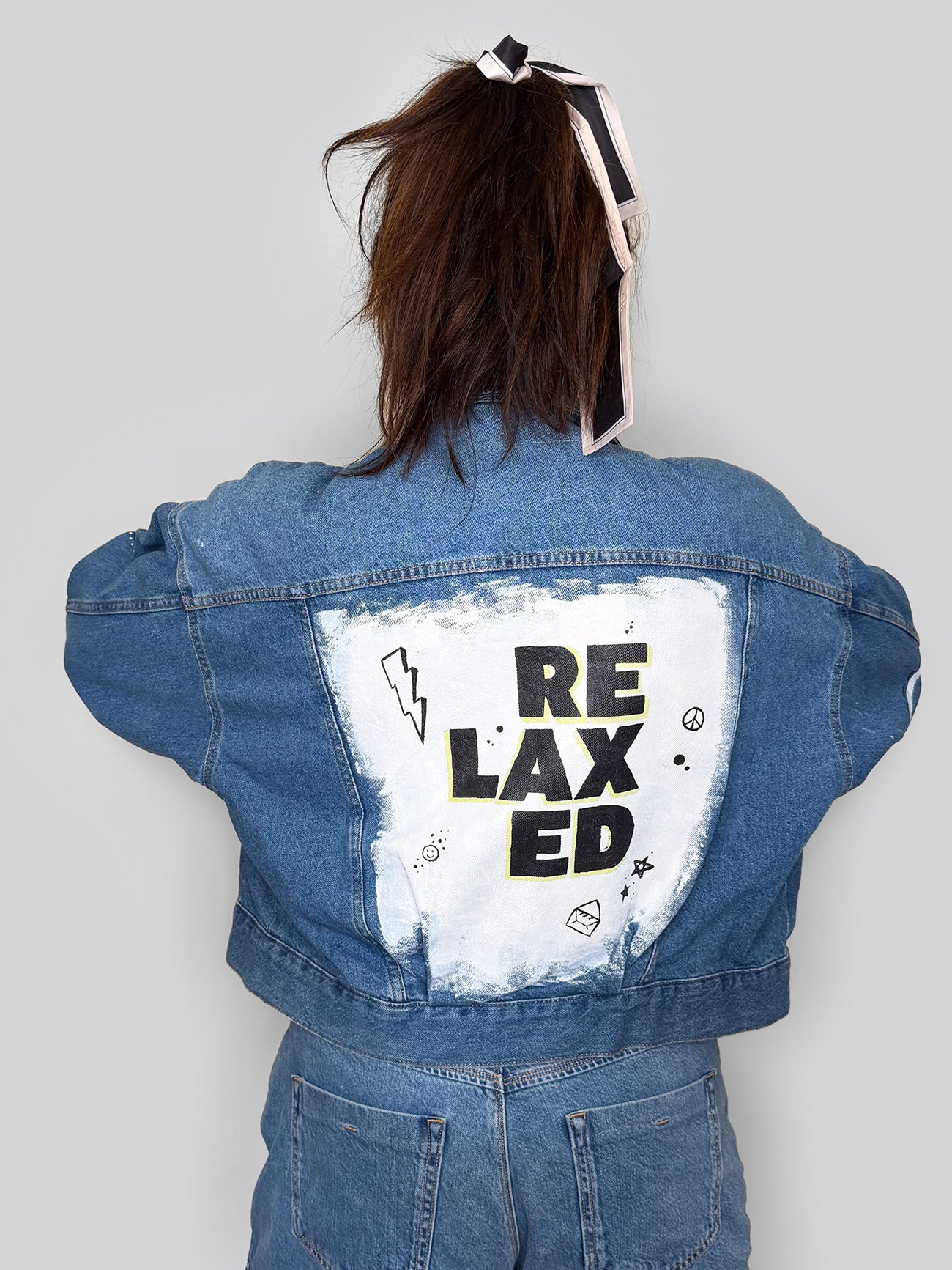 Relaxed - Painted Denim Jacket