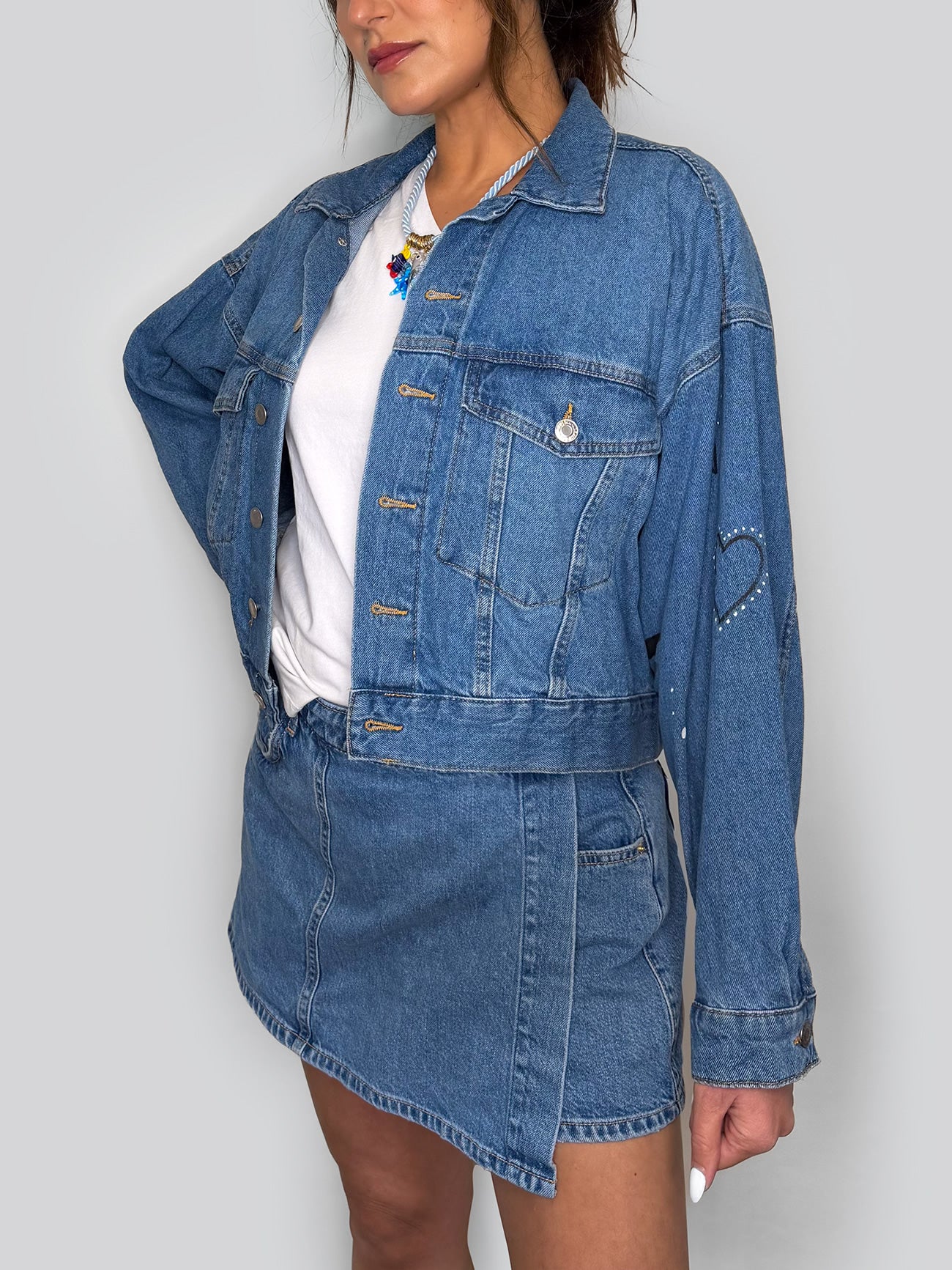 Relaxed - Painted Denim Jacket